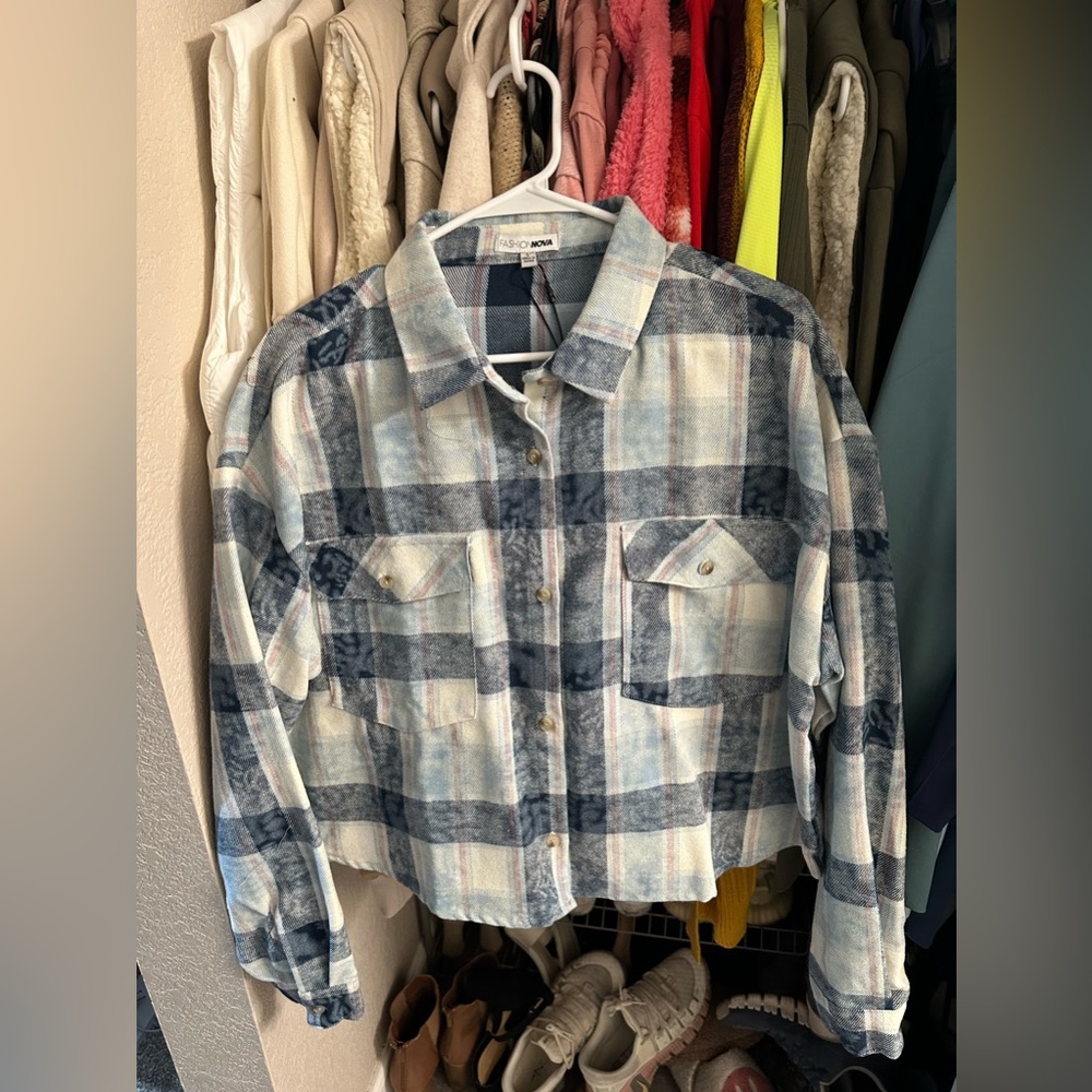 Blue Plaid Jacket
